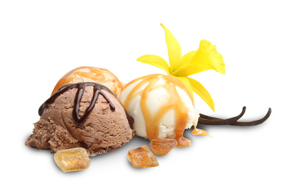Ensalada y postres con aderezos gourmet