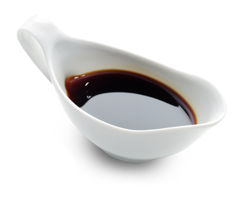 Salsera con salsa de soya